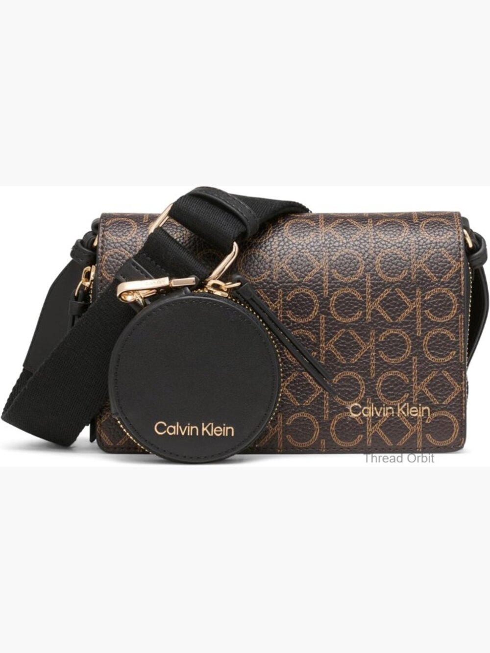 Triple Compartment Camera Bag Crossbody with Adjustable Strap